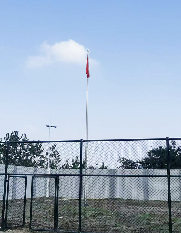 Hindi kinakalawang na asero pahalang na parangal na flagpole Hindi kinakalawang na asero pahalang na parangal na flagpole