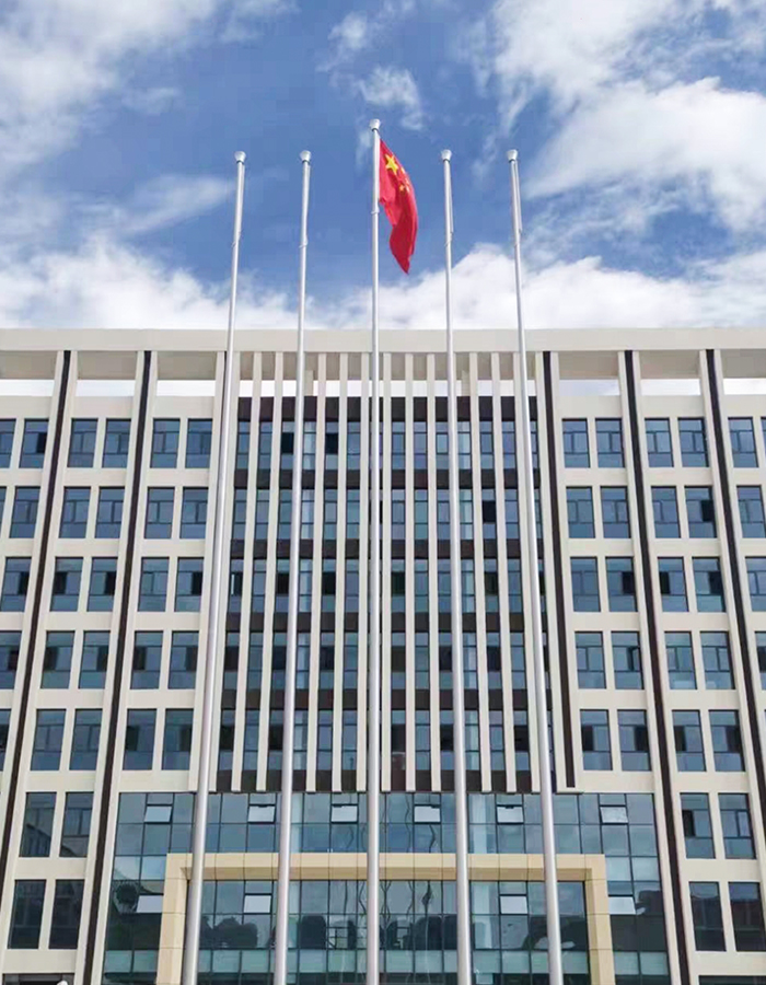 Hindi kinakalawang na asero pahalang na parangal na flagpole Hindi kinakalawang na asero pahalang na parangal na flagpole