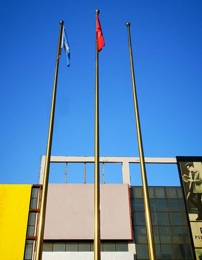 Titanium pahalang na parangal na flagpole Titanium pahalang na parangal na flagpole