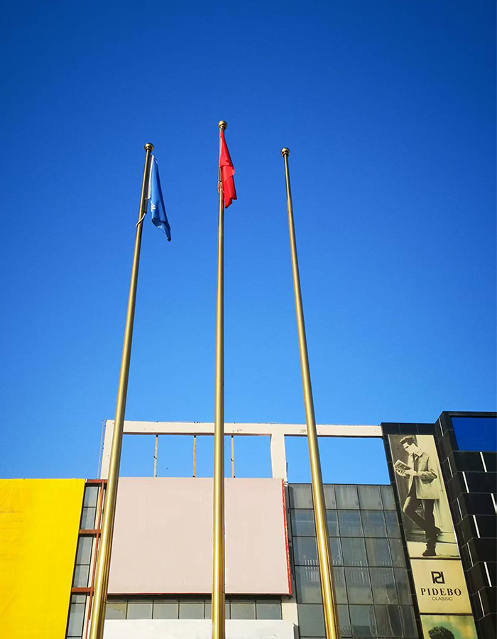 Titanium pahalang na parangal na flagpole Titanium pahalang na parangal na flagpole